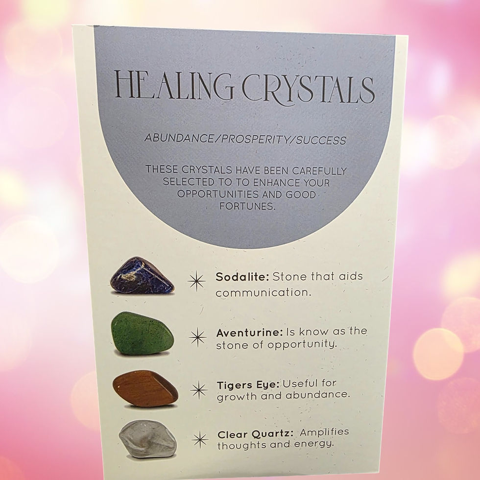 Thumbnail: Trinket Dish Gift Set Crystals Abundance Self Love Friendship Prosperity Moon