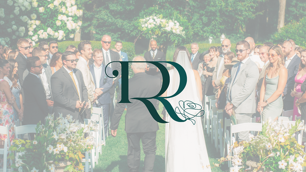 Wedding Ceremony Lineup | Rose Rocc Weddings and Events
