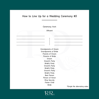 Modern wedding processional options