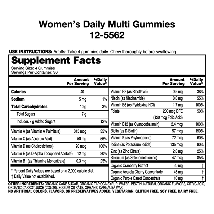 Thumbnail: Nutrilite™ Organics Women’s Daily Multi Gummies