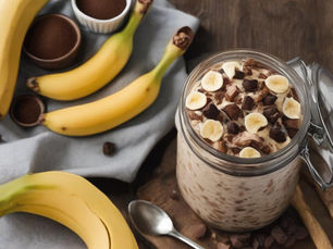 Chocolate Banana Overnight Oats