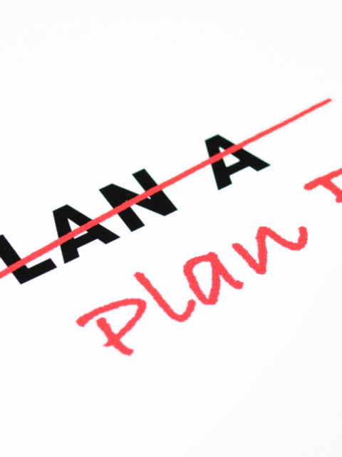 adjust and adapt, tweak, approach for success, plan b, tweak that shit, adjust your plan, jiminy cricket