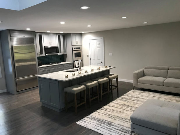 A kitchen with all the appliances working beautiful. Installed by AA Appliance Repair.
