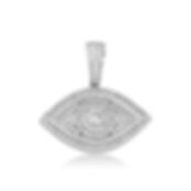 Diamond Evil Eye Pendant