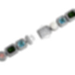 Silver Multi CZ Pearl Necklace