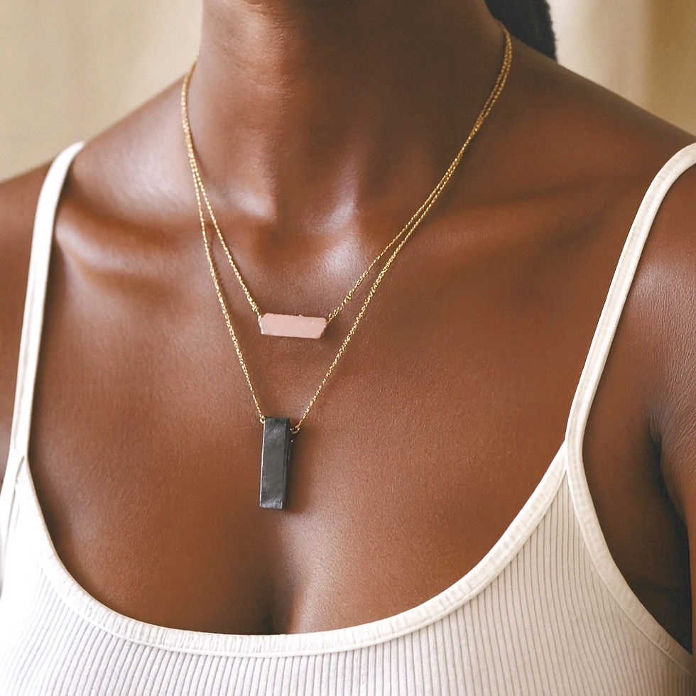 Miniatura: Horizontal Crystal Necklace