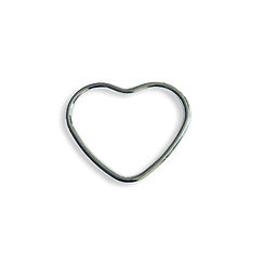 Silver heart bangle, stainless steel, heart bangle, waterproof, tarnish resistant