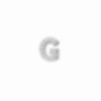 Silver G initial charm, pave diamond details