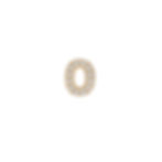 Diamond-encrusted gold letter O charm
