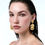 Miniaturebillede: Gold Shell Drop Earring
