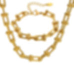 Gold link set