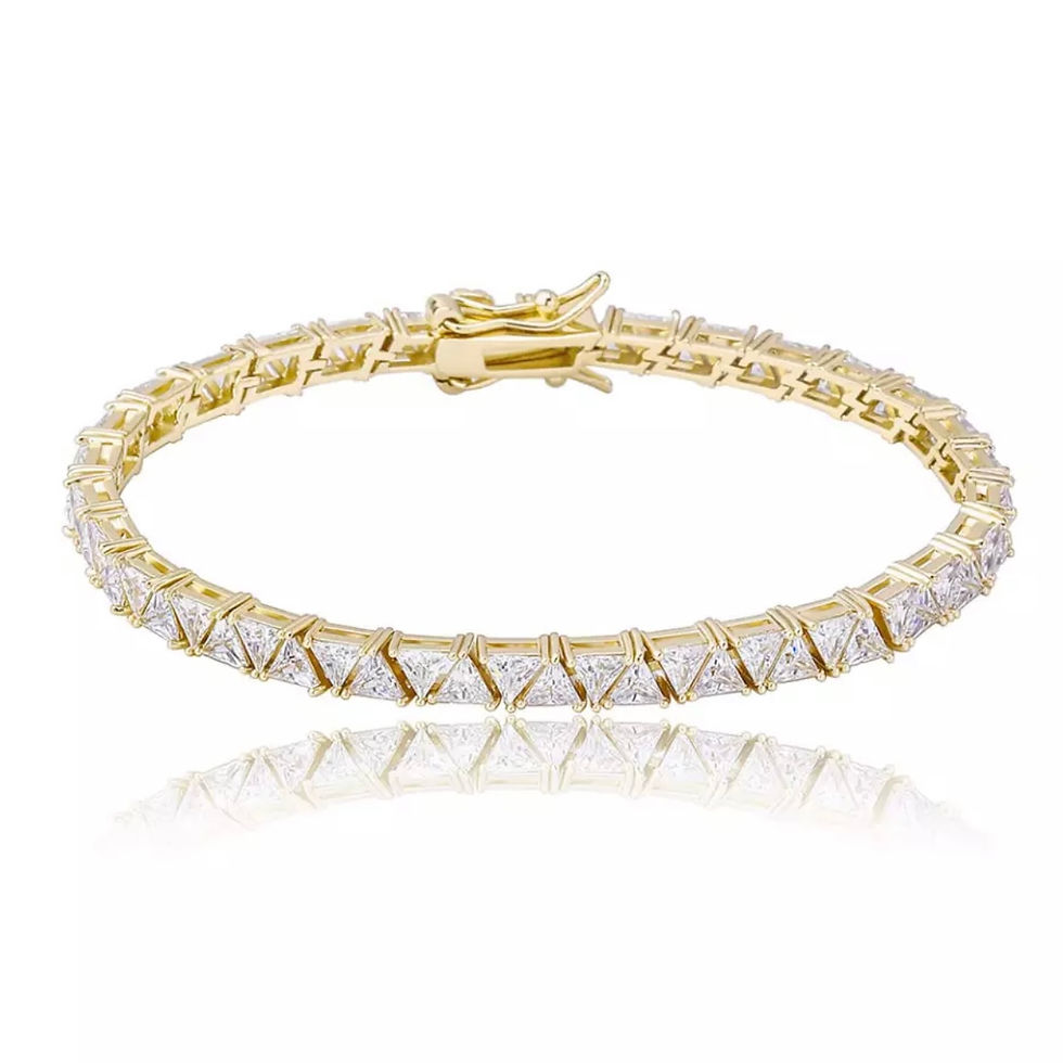 Thumbnail: Triangle Tennis Bracelet 
