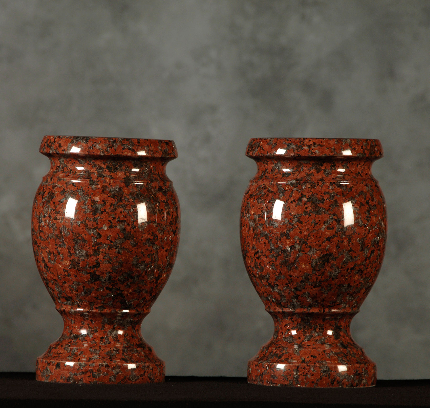 African Red Turned Vase