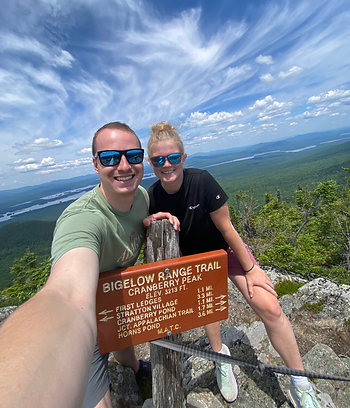 Hiking with a view