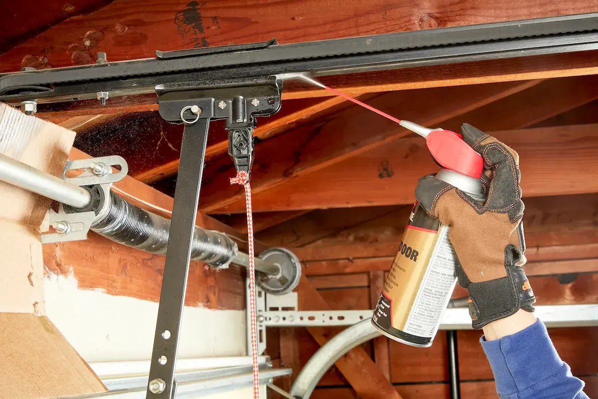 Lubricate Your Garage Door