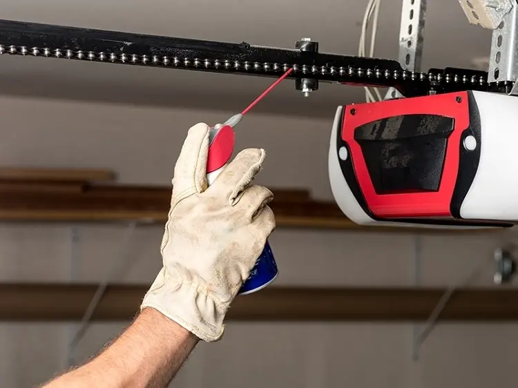 Lubricate Your Garage Door
