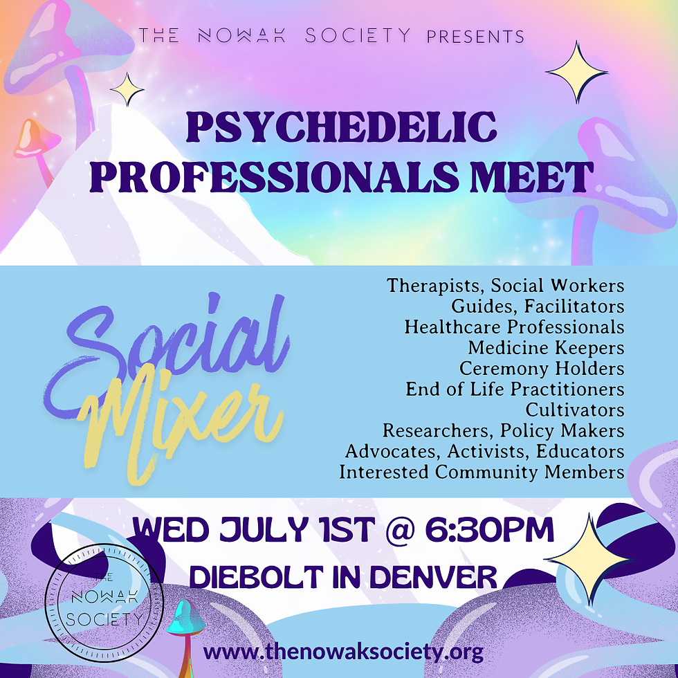 Psychedelic Professionals Meet: DENVER