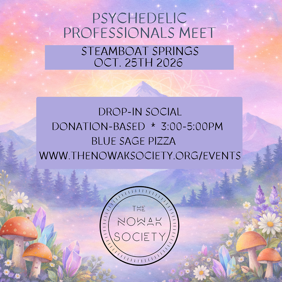 Psychedelic Professionals Meet: Steamboat Springs