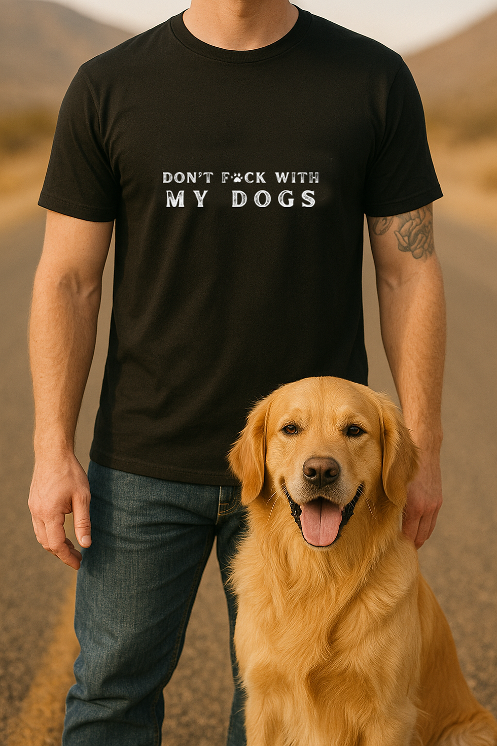 Men's Don't F With My Dogs T-shirt