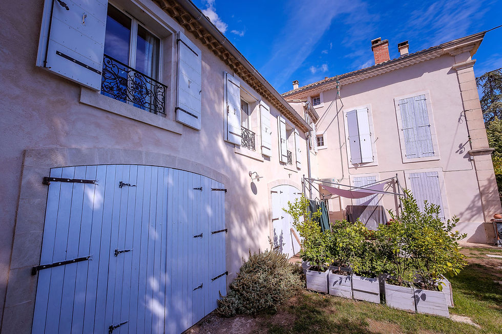 vue facade sud cottage