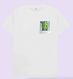 Just About Holding It tee