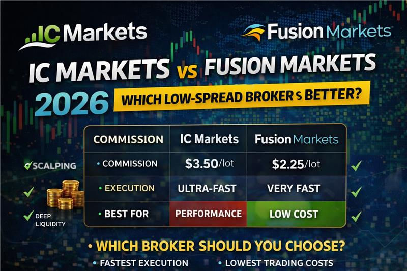 IC Markets vs Fusion Markets 2026: Which Low-Spread Forex Broker Wins?