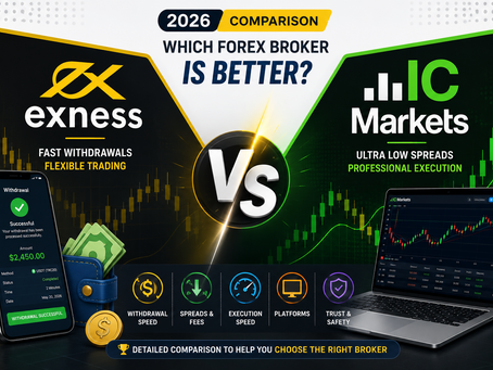 Exness vs IC Markets (2026) – Which Forex Broker Is Better for Traders?