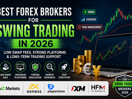 Best Forex Brokers for Swing Trading in 2026 – Low Swap Fees, Strong Platforms & Long-Term Trading Support