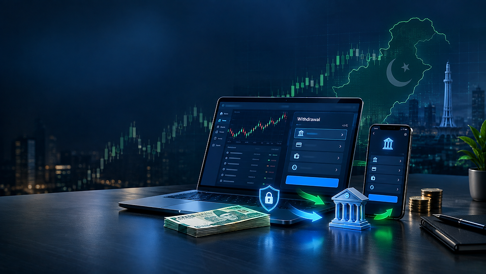 How to Withdraw Money From a Forex Broker in Pakistan in 2026
