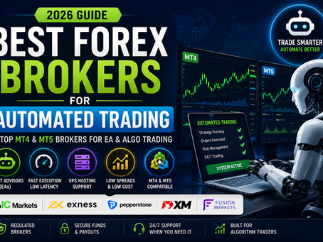 Best Forex Brokers for Automated Trading (2026) – Top Brokers for EA & Algorithmic Traders
