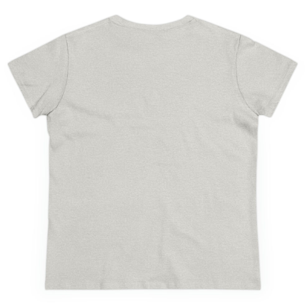 Thumbnail: Pink. Cool Pink Shades. - Women's Midweight Cotton Tee