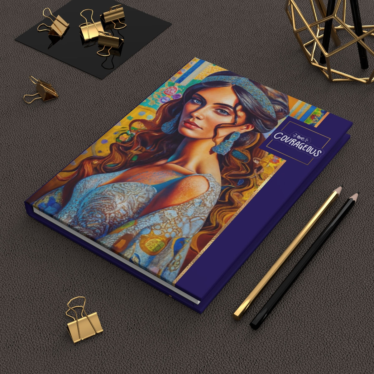 Queen Esther Be Courageous Hardcover Journal Matte