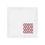 Thumbnail: Sailboat 3. Circle Saw Pattern. White Coined Napkins