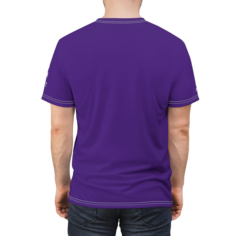 Thumbnail: Port / Starboard on Sleeve - Vertical - Nautical - Unisex AOP Cut & Sew Tee