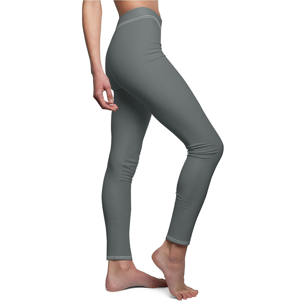 Thumbnail: Port / Starboard /Arrows - Upside Dn Nautical- Women's Cut & Sew Casual Leggings