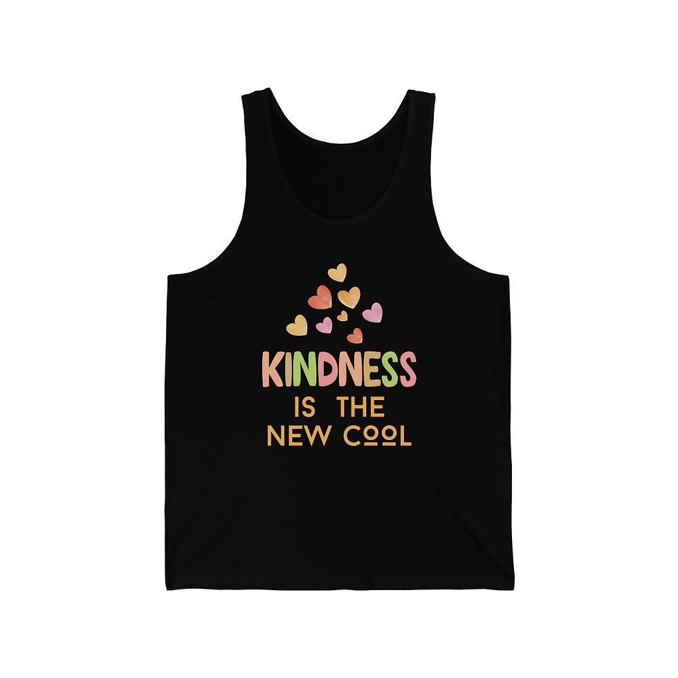 Thumbnail: Kindness Is The New Cool 1 - Unisex Jersey Tank
