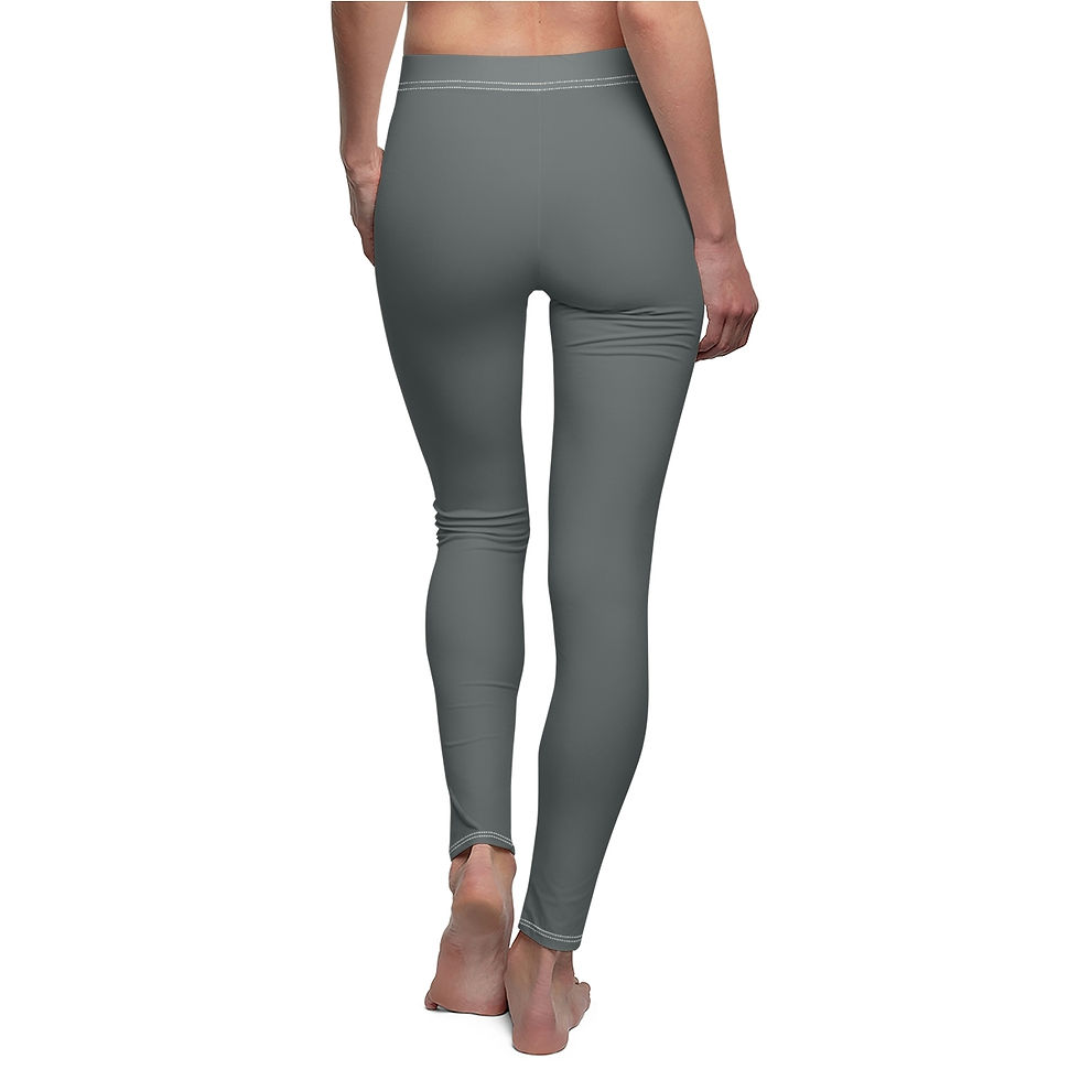 Thumbnail: Port / Starboard /Arrows - Upside Dn Nautical- Women's Cut & Sew Casual Leggings