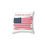 Thumbnail: "United We Stand" Tattered Flag Spun Polyester Square Pillow