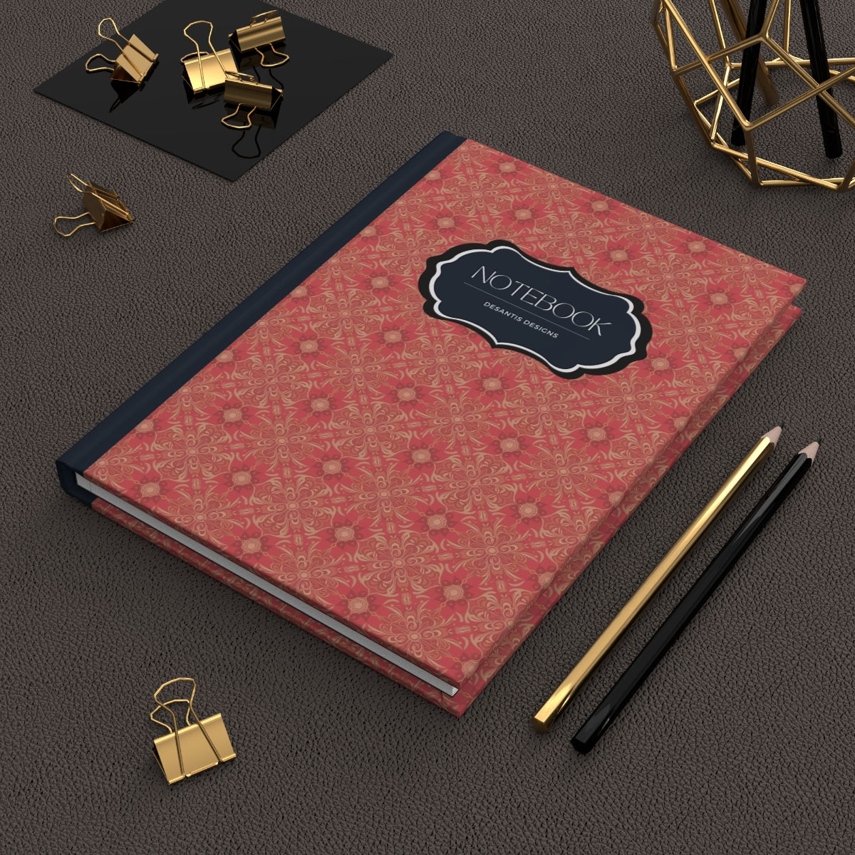 Hardcover Journal Thai Pink Coral