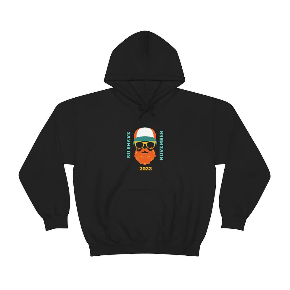 Thumbnail: No Shave November 1 - Unisex Heavy Blend™ Hooded Sweatshirt