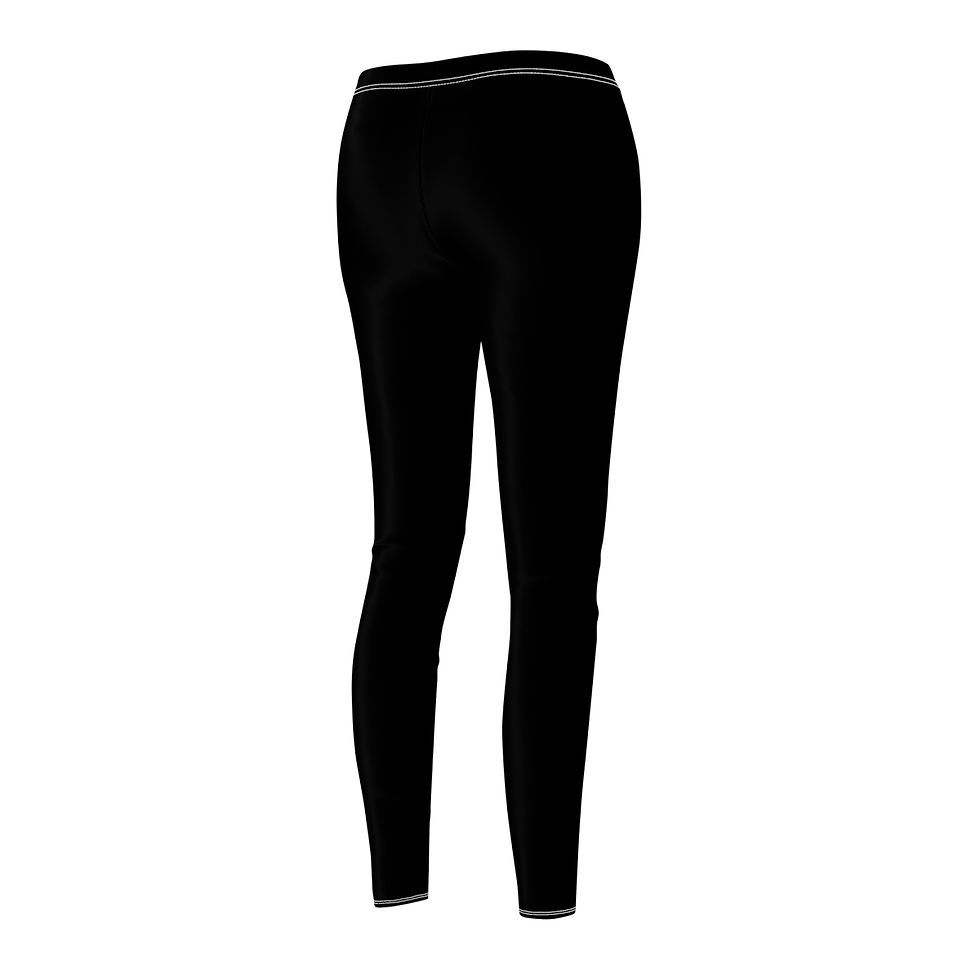 Thumbnail: Port / Starboard /Arrows - Upside Dn Nautical- Women's Cut & Sew Casual Leggings