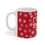 Thumbnail: "Merry Christmas" White Snowflakes -  Ceramic Mug 11oz