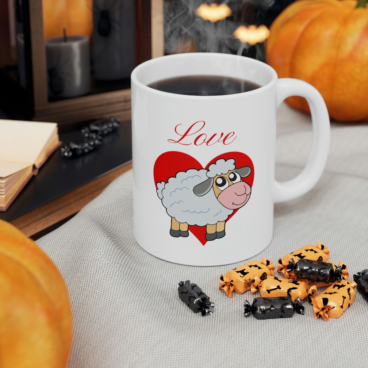 Love Ewe Heart - Ceramic Mug 11oz