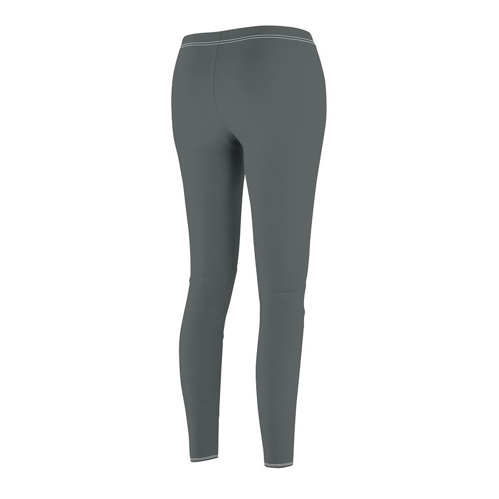 Thumbnail: Port / Starboard /Arrows - Upside Dn Nautical- Women's Cut & Sew Casual Leggings