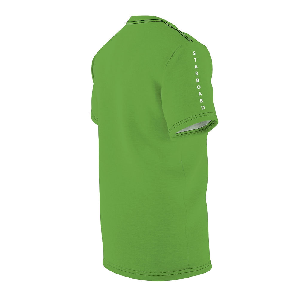 Thumbnail: Port / Starboard on Sleeve - Vertical - Nautical - Unisex AOP Cut & Sew Tee