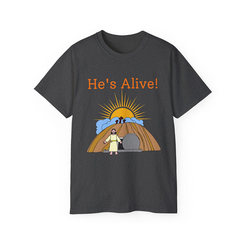 Thumbnail: He's Alive Easter Resurrection Sunday Unisex Tee