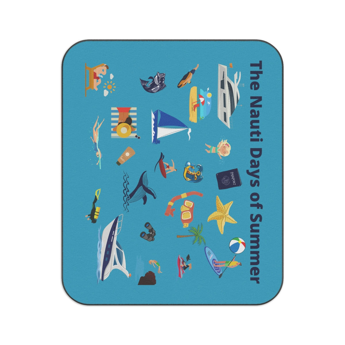 Nautical Themed Blanket - Family - Picnic Blanket