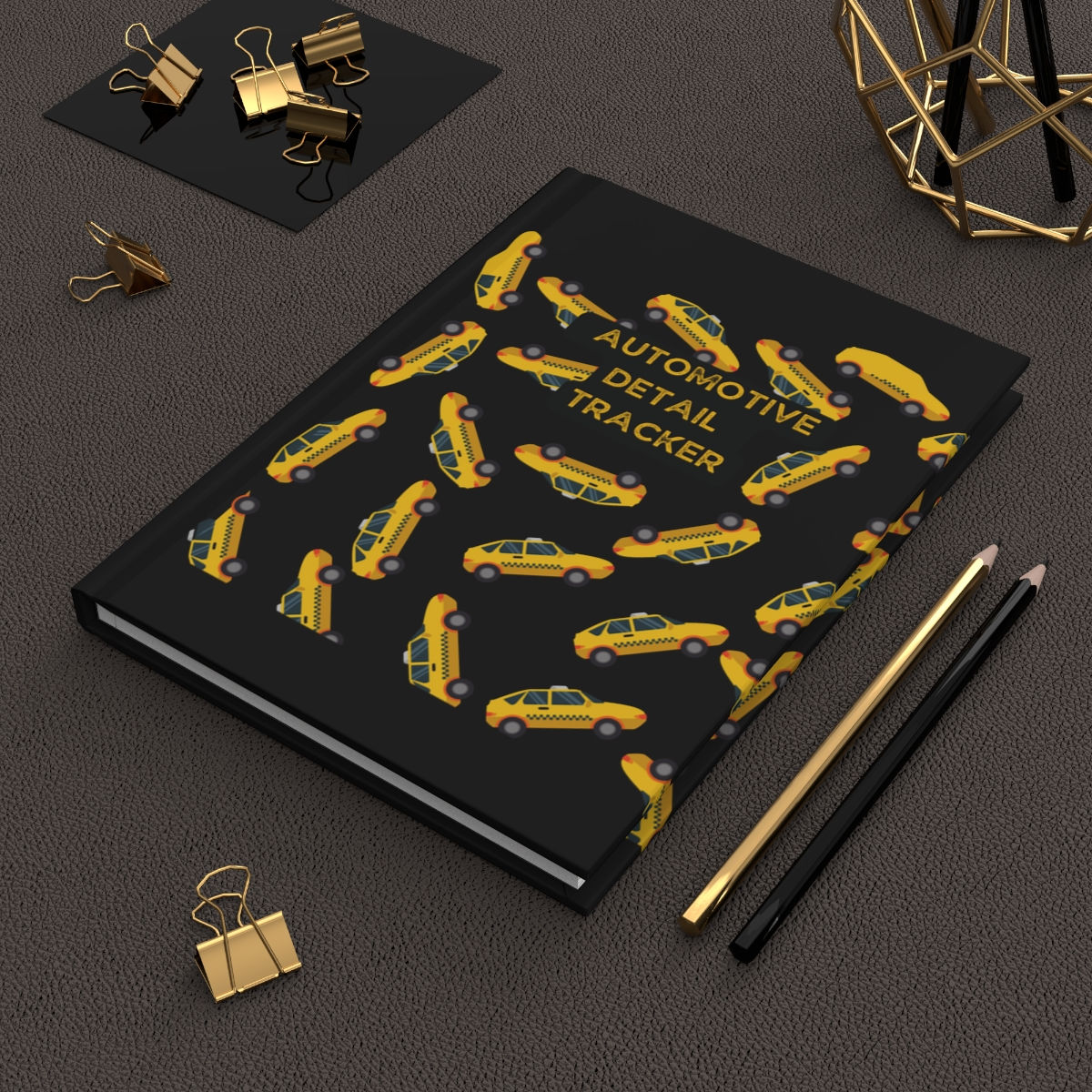 Automotive Detail Tracker Journal Hardcover Journal Matte
