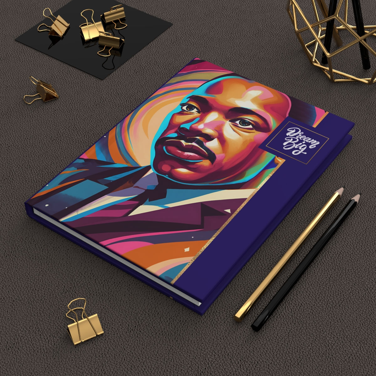 Martin Luther King Jr. MLK Dream Big 1 Hardcover Journal Matte