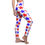 Thumbnail: "Red and Blue Stars"  Women's Cut & Sew Casual Leggings